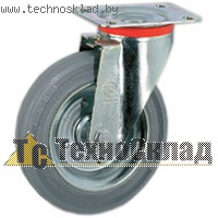 Колесные опоры из стандартной резины 23 серия Грузоподъемность: 65-230 daN, диаметр 80-200 мм., колесо:стандартная немаркая резина, жесткост...